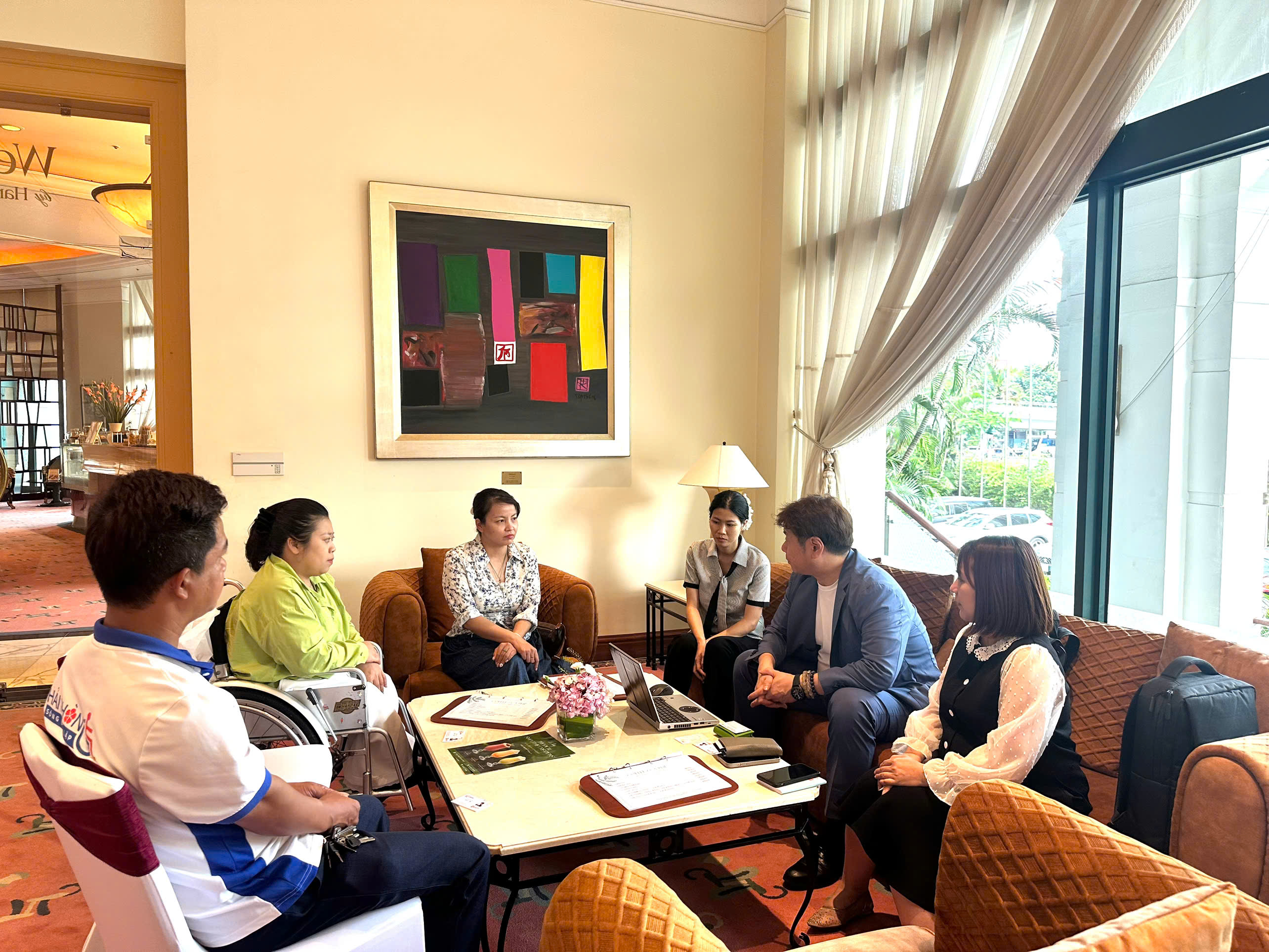 Trung tâm Sống Độc Lập Hải Phòng làm việc với đại diện PEACE INCLUSION PIECE (PIP) chuẩn bị cho GDS Asia Regional Summit 2027 — 1