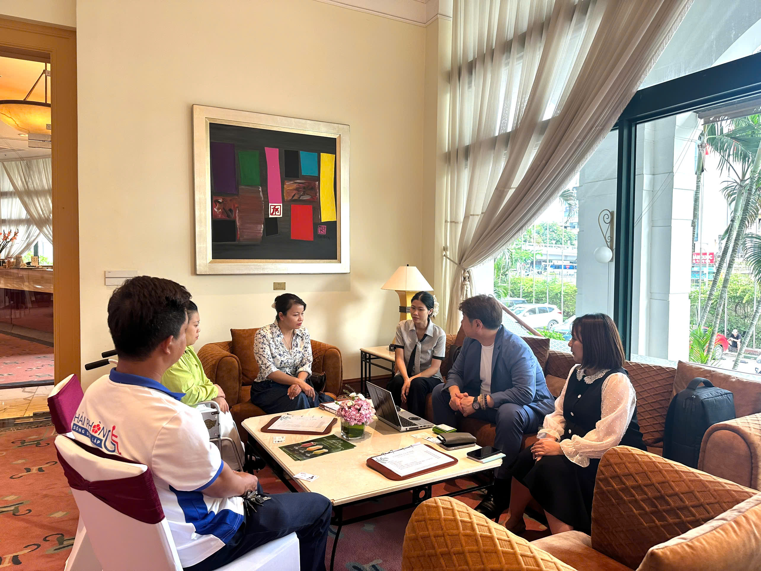 Trung tâm Sống Độc Lập Hải Phòng làm việc với đại diện PEACE INCLUSION PIECE (PIP) chuẩn bị cho GDS Asia Regional Summit 2027 - 5