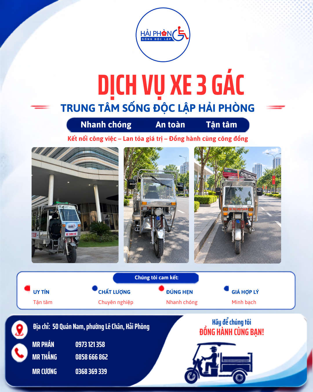  Mô hình xe sinh kế - Trung tâm Sống Độc Lập Hải Phòng  — 1