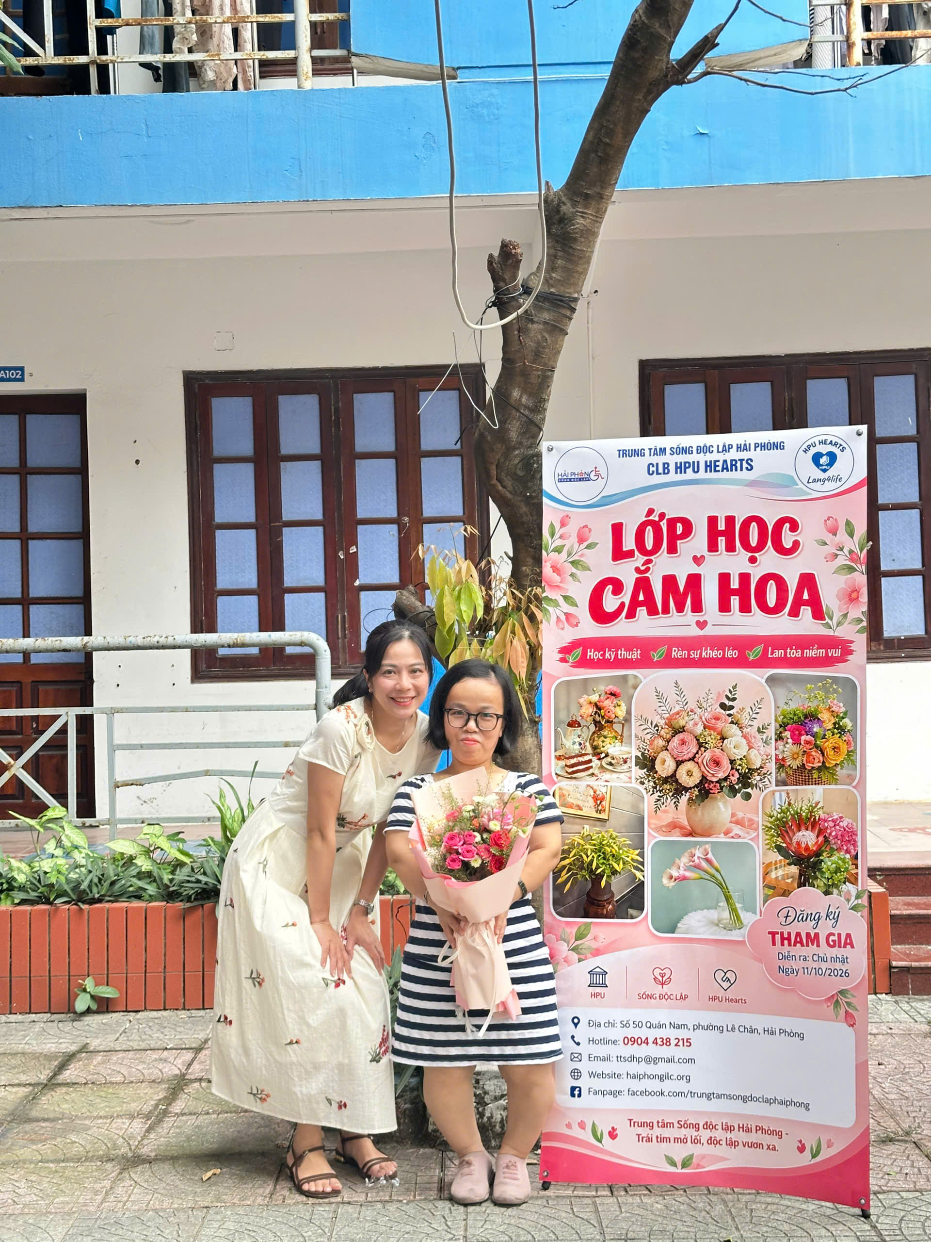 Lớp học Cắm hoa và hoạt động chào mừng Ngày Phụ nữ Việt Nam 20/10 - 24