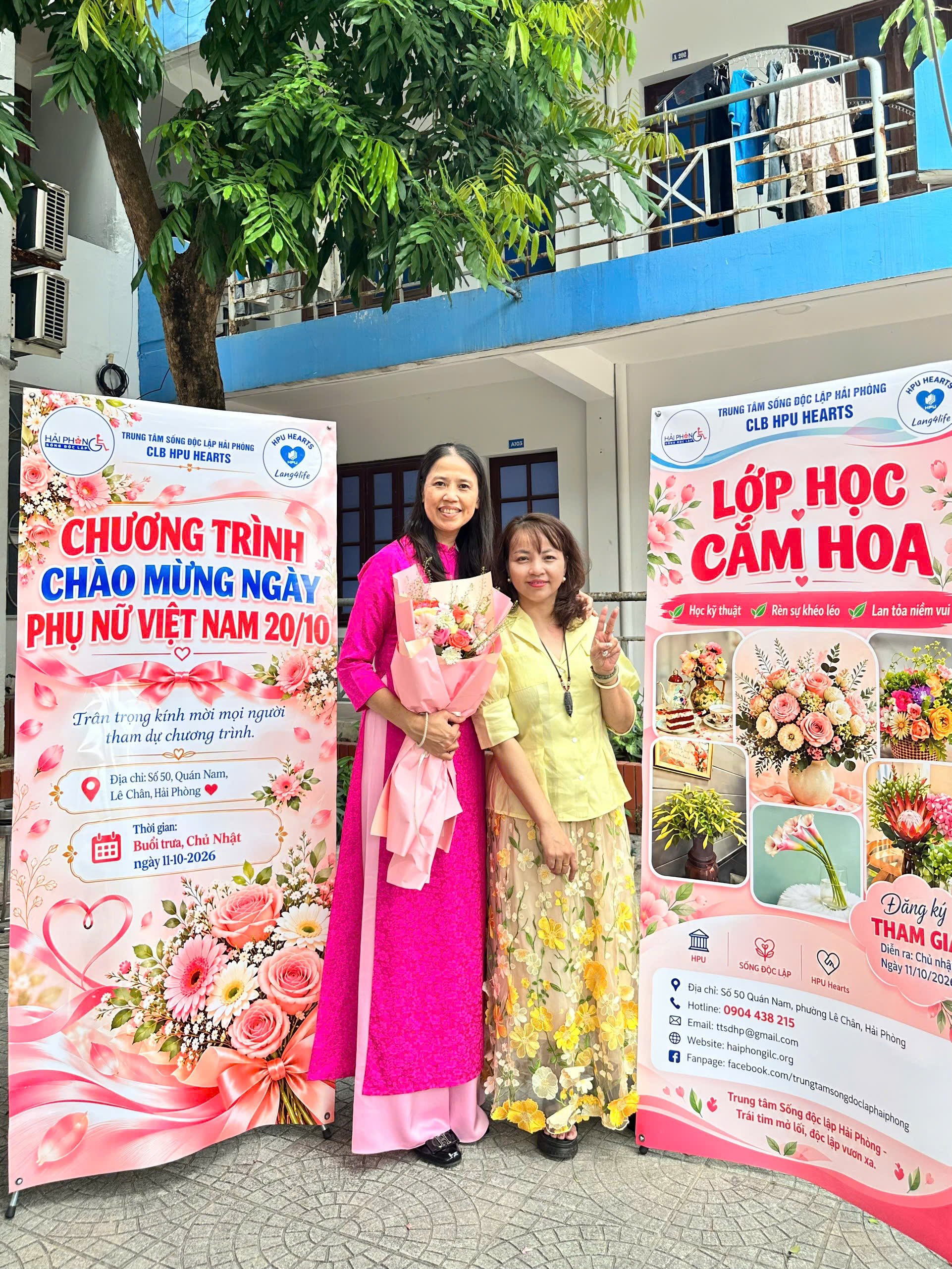 Lớp học Cắm hoa và hoạt động chào mừng Ngày Phụ nữ Việt Nam 20/10 - 32